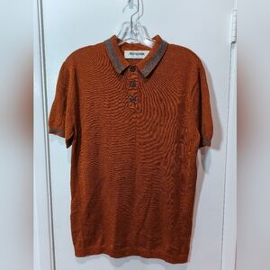 Propaganda Agency Men's Burnt Orange Polo Shirt